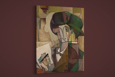 Diego Rivera - Young Man With a Fountain Pen - Art Print on Paper or Canvas