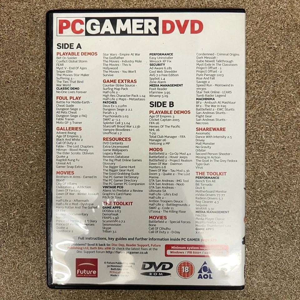 PC Gamer Issue 154 November 2005 (Windows XP) [Complete] - Image 3 of 4