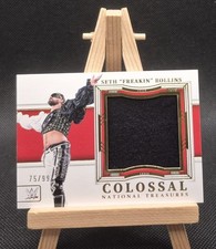 2024 Panini National Treasures WWE - Colossal Materials  Seth Rollins /99 Patch
