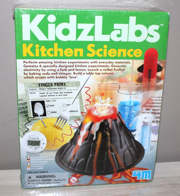 KIDZ LABS KITCHEN SCIENCE ACTIVITY EXPERIMENTS KIT NEW SEALED