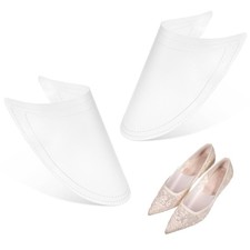 20pcs Clear Plastic Shoe Trees - Adjustable Shape Keeper for Sports Boots