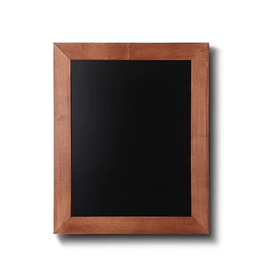 POV GMBH Kreidetafel Holz, flacher Rahmen, teak, 30x40 cm