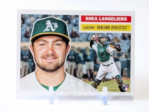2023 Topps Archives #54 Shea Langeliers RC 1956 Design Oakland Athletics