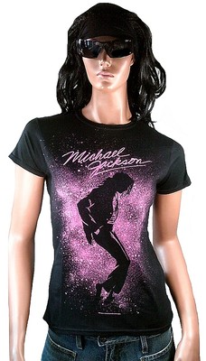 Bravado Official MICHAEL JACKSON Moonwalk King of Pop Stretch T-Shirt L 40/42