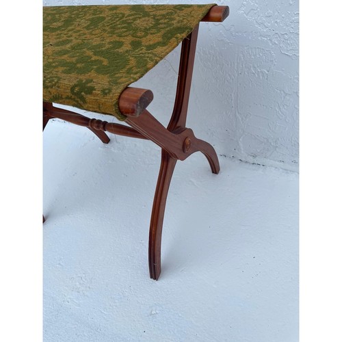 Vintage Konvolut Klapptisch Massivholz und Canvas - Bild 7 von 15