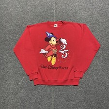 Vintage Mickey Inc Walt Disney World 25th Anniversary Sweatshirt Medium