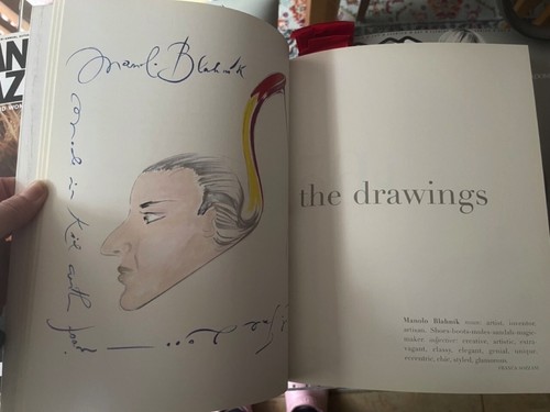 Manolo Blahník Drawings, Fabulous Gift For An Owner Of Blahnik’s Shoes SUPERB - Picture 6 of 14