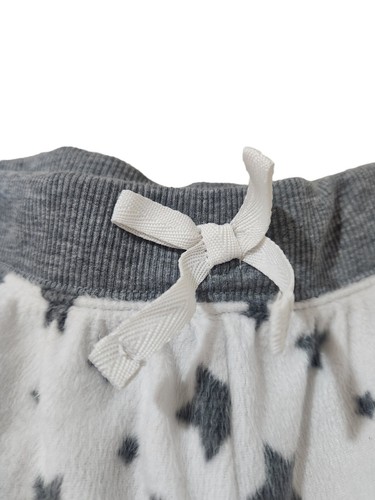 Girls BCBG Girls Plush Soft Gey/White Stars Pajama Set Size Medium 10/12 - Picture 11 of 12