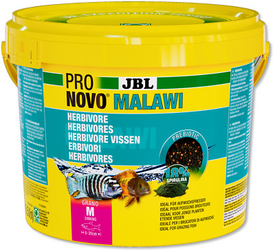 JBL PRONOVO MALAWI Grano M 5,5 L Hauptfutter-Granulat Tanganjika- & Malawisee