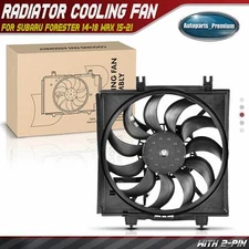 Right A/C Condenser Fan Assembly with Motor for Subaru Forester 14-18 WRX 15-21