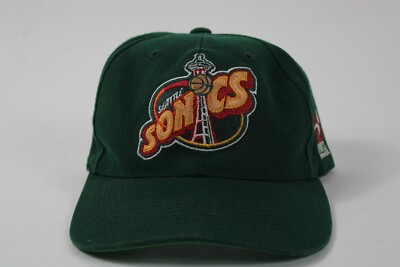 Vintage Seattle Super Sonics Sports Specialties Snapback Hat 90s