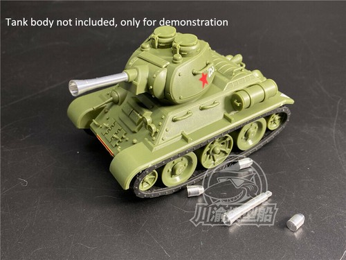Q Edition T-34/76 Metal Barrel Shell Kit for Meng WWT-006 Tank Model - Afbeelding 2 van 3