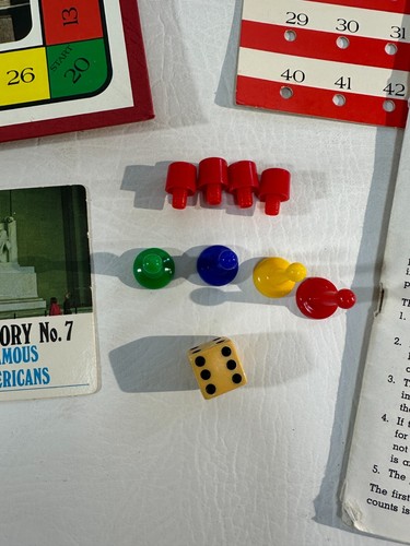 Vintage KNOW YOUR AMERICA Educational Board Game USA History (Cadaco, 1982) - Picture 4 of 22