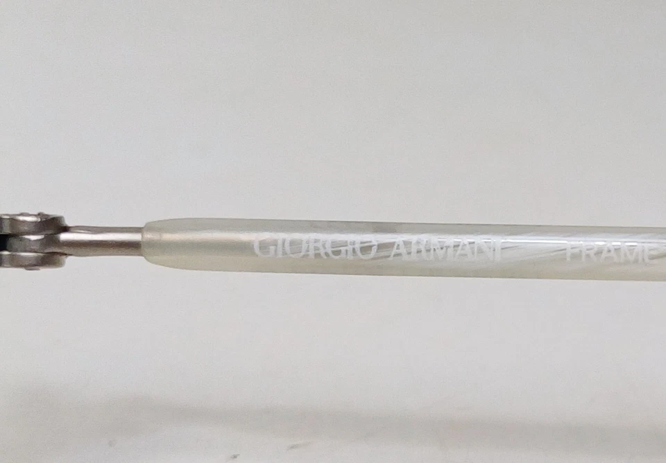 Gafas redondas GIORGIO ARMANI años 90 mod. Gafas de moda 707 Frame Italia  Foto 2 de 4