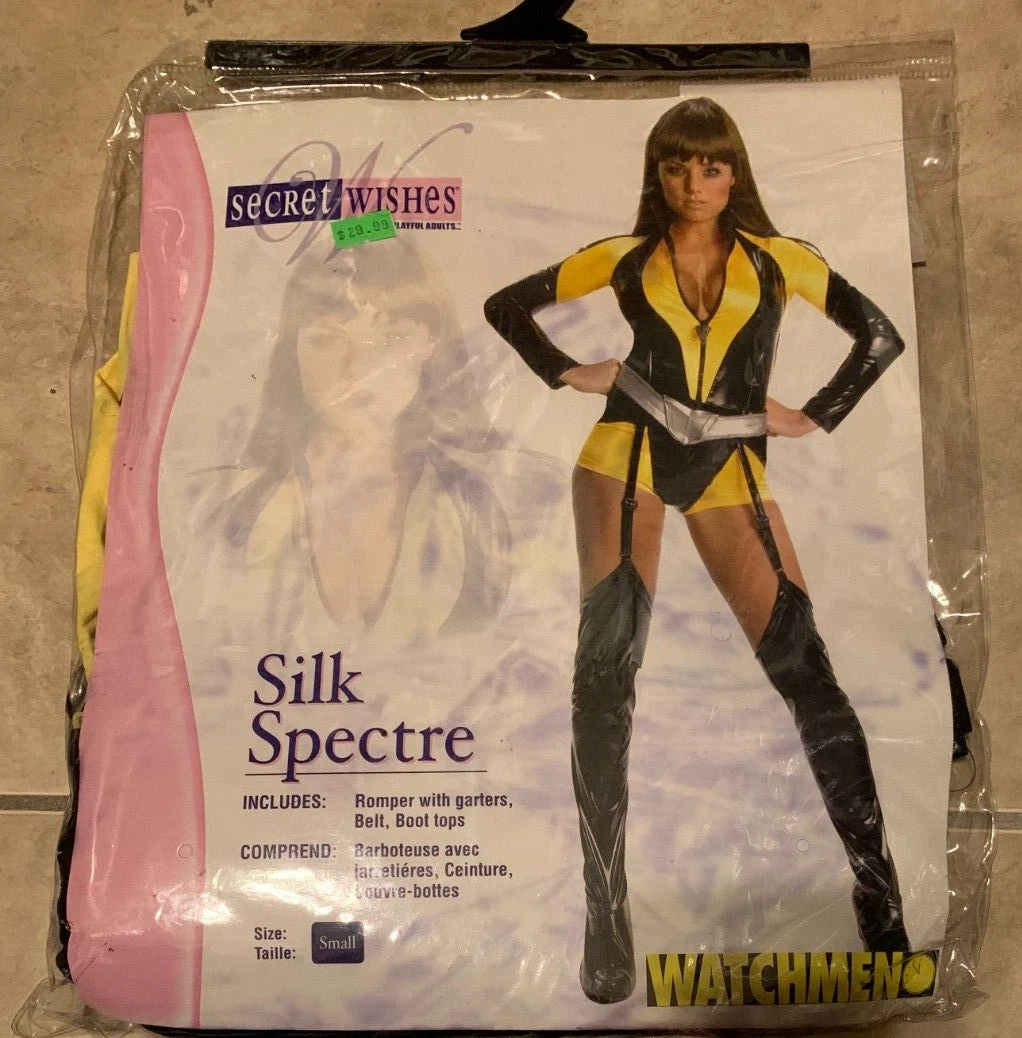 Secret Wishes Watchmen Silk Spectre Costume NEW in retail packaging Medium  10-12