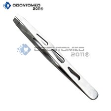 Tweezer Silver Slanted Tip Eyebrow Hair Removing Beauty Instrument