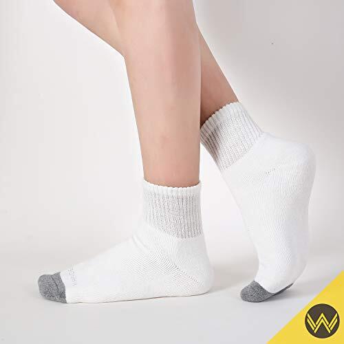 Men's Athletic Ankle Socks 8 Pairs Thick Cushion Running 9-12 8 Pair A-white - Picture 6 of 8