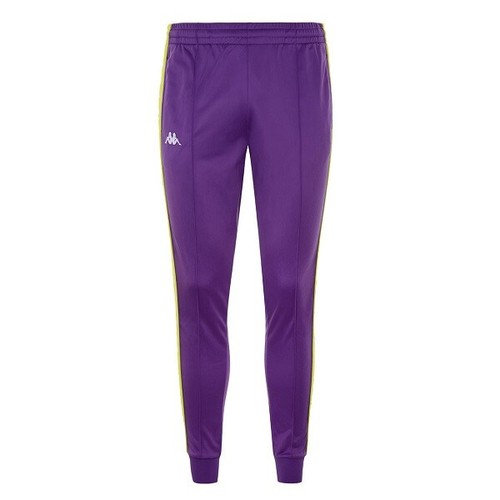 KAPPA PANTALONE TUTA 222 BANDA RASTORIA SLIM 303KUC0 VIOLA BANDA LIME  UNISEX | eBay
