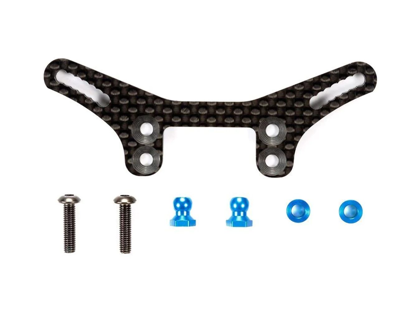 Tamiya 54720 TA07 Carbon Damper Stay (Front), (TA-07/TA07 Pro/TA07R), NIP