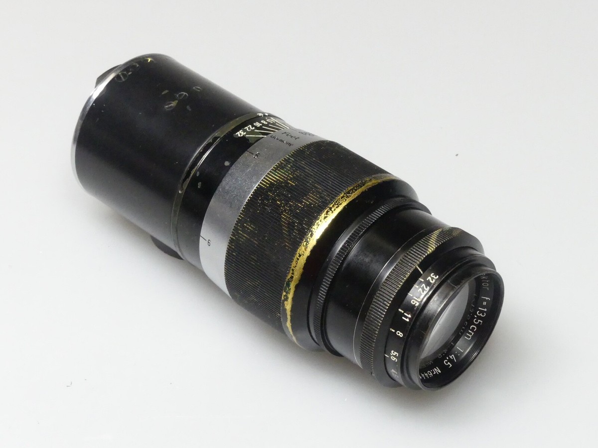 Leica Hektor 135mm Fマウント LEICA HEKTOR 13.5cm 135mm 1:4.5 m39 SCREW MOUNT BLACK | eBay