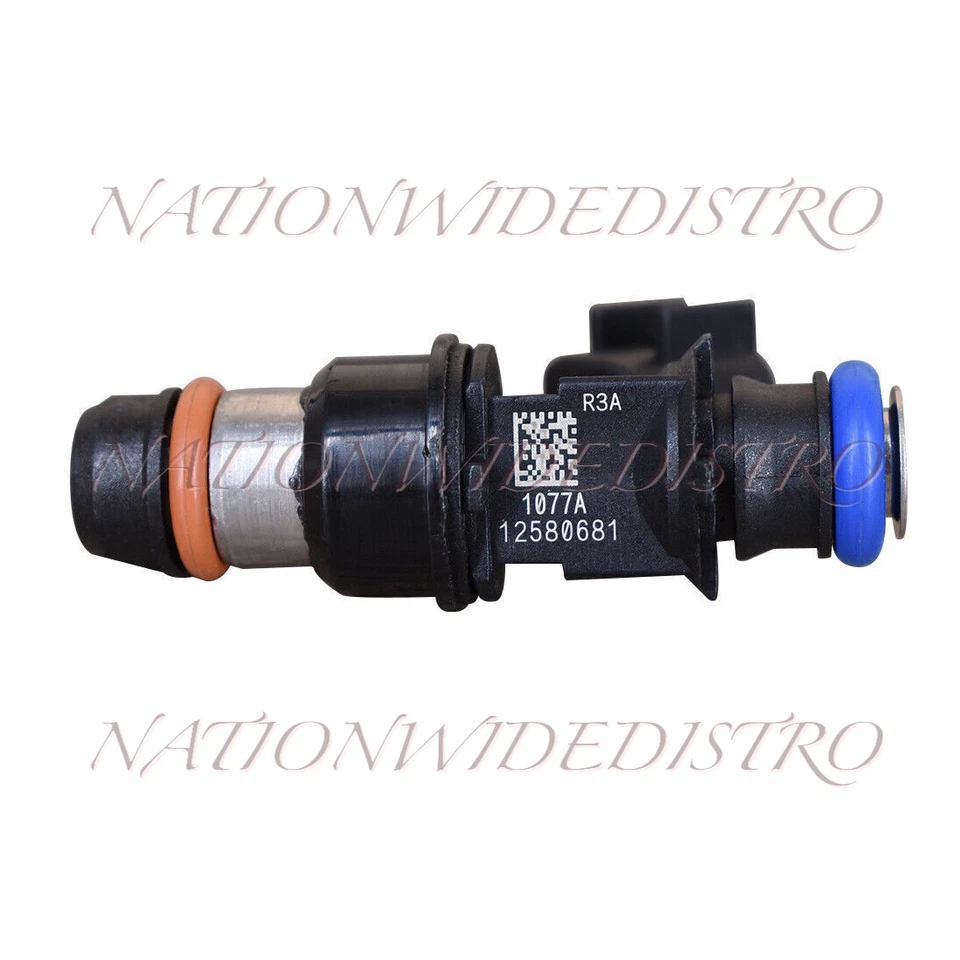 8x OEM NEW AURUS Fuel Injectors for 2007-2010 Chevrolet Silverado 2500 HD 6.0L - Image 3 of 4