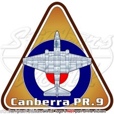 English Electric CANBERRA PR.9 RAF Britische Royal AirForce Sticker, Aufkleber