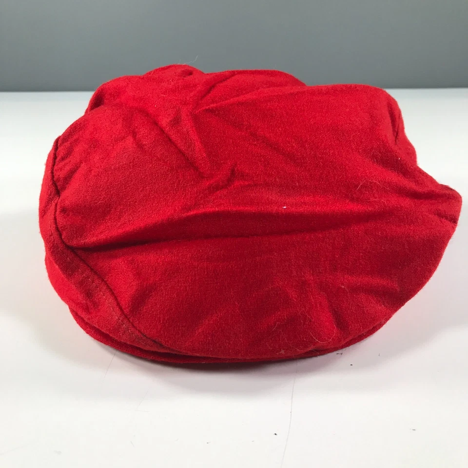 Sombrero de Cabbie Pendleton Newsboy Rojo Brillante Lana Virgen Hecho en EE. UU. Foto 2 de 4