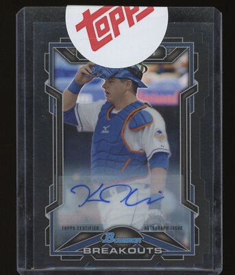 2013 Bowman Draft Picks Kevin Plawecki Rc Refractor Breakouts Auto /24 Red Sox