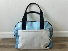 Rareform Tote Bag Recycled Billboard Vinyl Maya Color Block Blue Bag Euc