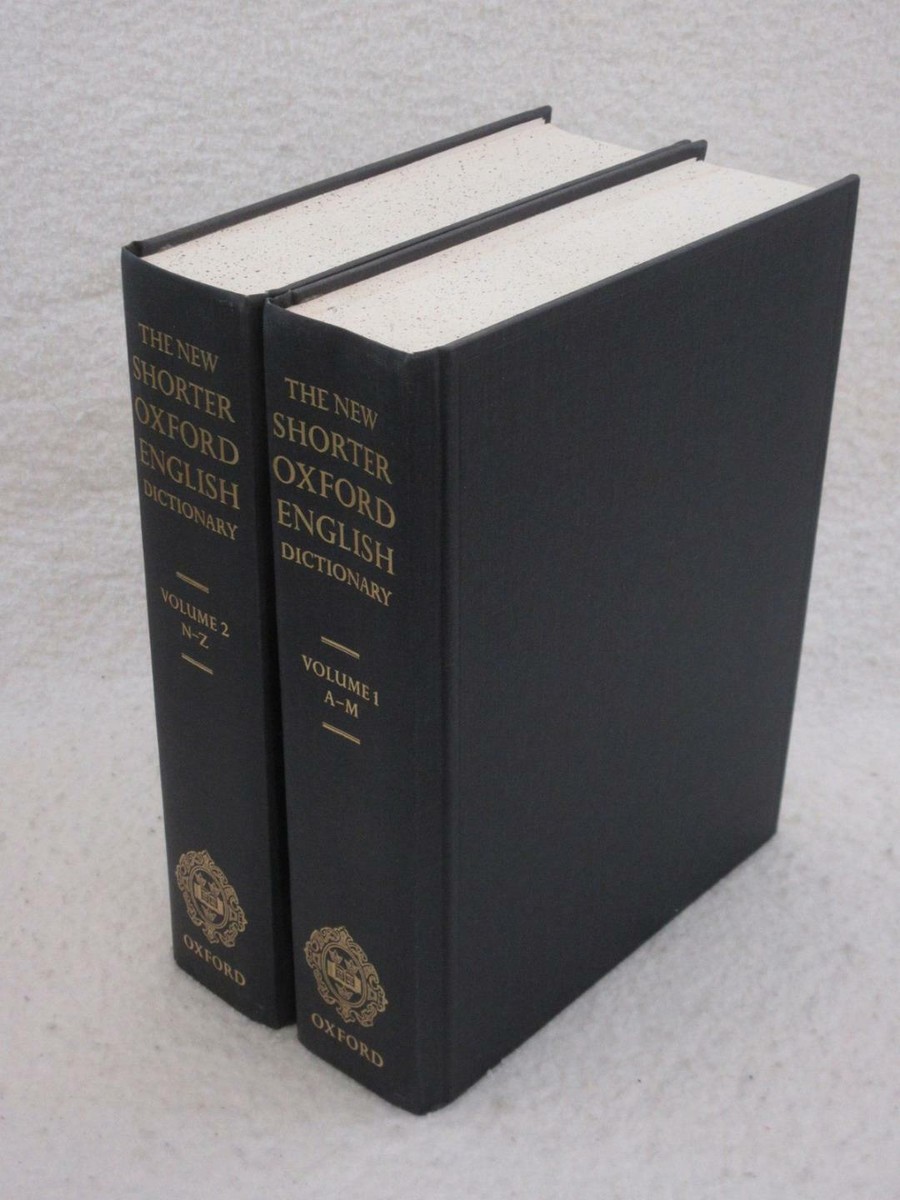 Shorter Oxford English Dictionary 2巻セット Shorter Oxford English Dictionary, on Historical Principles