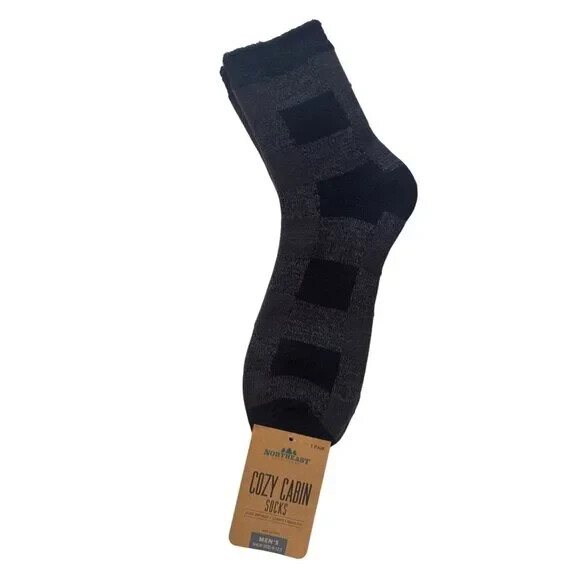 Мужские носки Northeast Outfitters Cozy Cabin, серые, L