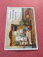 Chas P. Steven’s & Son Trade Card - Cabinet Furniture- Minneapolis, MN. Y365