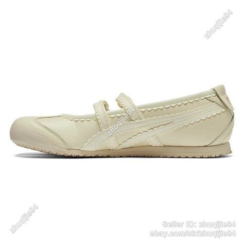 Patou X Onitsuka Tiger Mexico 66 Tgrs Mary Jane Flats Black/cream 1182a678-001 - Picture 28 of 48