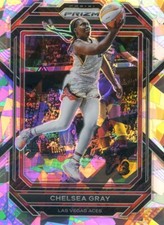 2023 Panini Prizm WNBA CHELSEA GRAY #87 CRACKED ICE PRIZM ACES