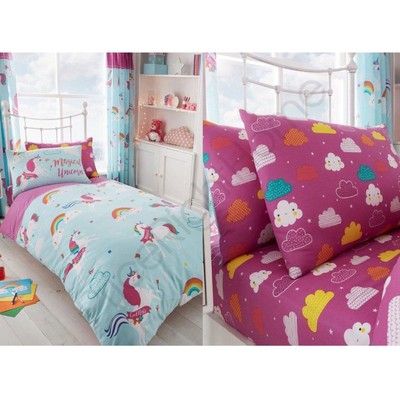 unicorn fitted sheet single