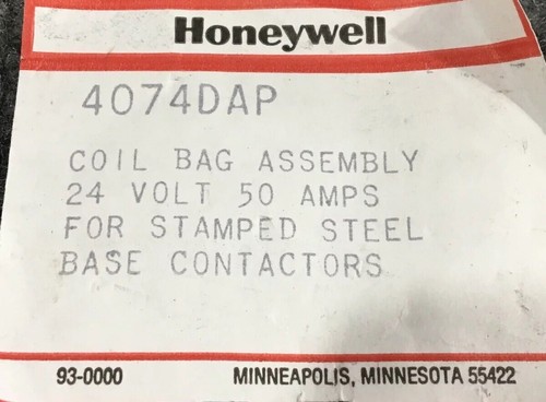 LOT OF 3 NEW HONEYWELL COIL PART # 4074DAP, 24V 50A, 277V - Picture 5 of 5