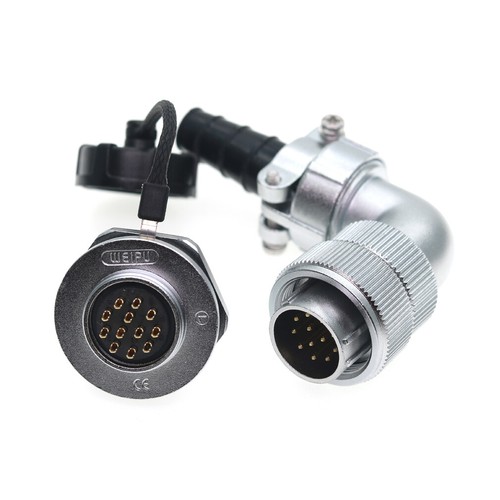 WF20 2 3 4 5 6 7 8 9 12 15 pin Connettore impermeabile, Spine WEIPU IP65 - Foto 46 di 48