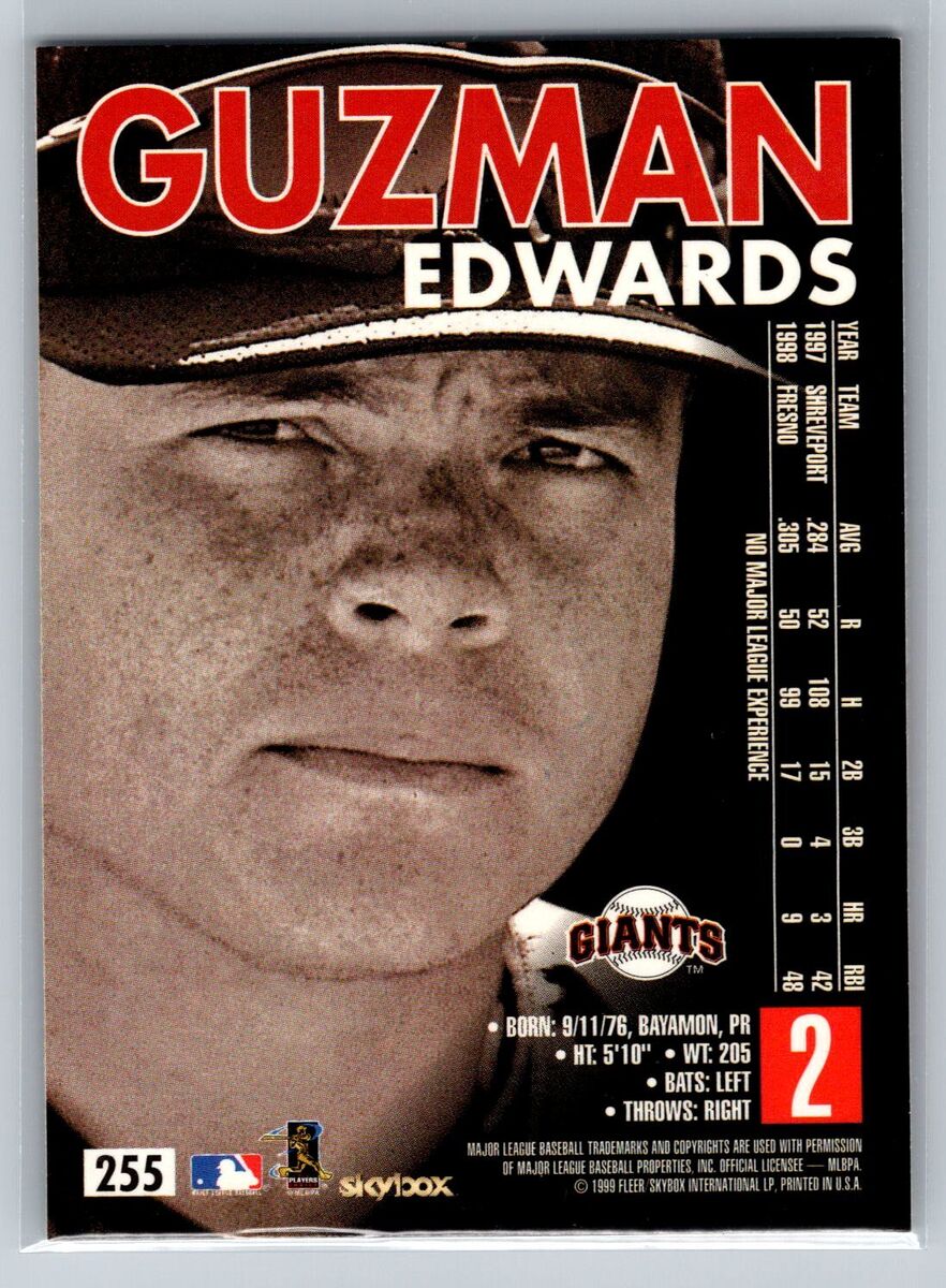 1999 SkyBox Premium Edwards Guzman #255a San Francisco 1999 SkyBox Premium Edwards Guzman #255a San Francisco