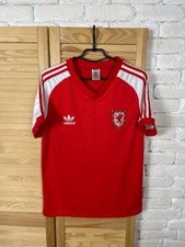WALES JERSEY REMAKE RETRO REPLICAS FOOTBALL SHIRT 1980 - 1984 ADIDAS MEN sz M