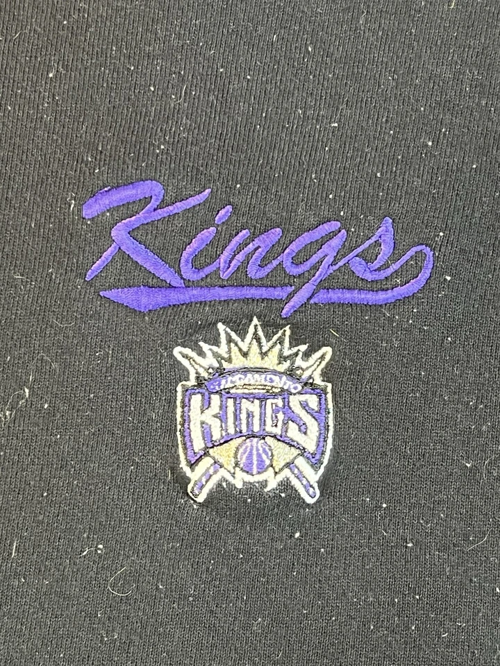 Vintage Sacramento Kings NBA Black Crewneck Sweatshirt Men’s Size Large LG - Image 2 of 4