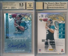 Blake Bortles 2014 Panini Contenders Championship #/49 Rookie Rc BGS 9.5 Auto 10
