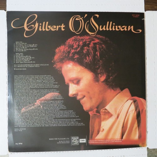 Gilbert O'Sullivan - self-titled - mfp MFP 50399 OG '78 Import Compilation - Picture 2 of 4