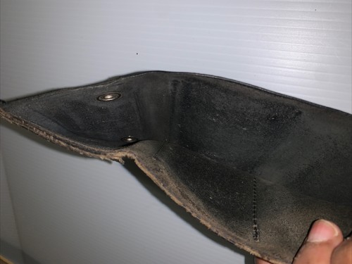 Schwarze Echtleder Geldbörse Made In USA - Bild 5 von 9