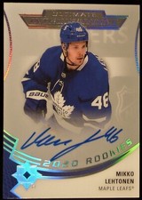 2020-21 UPPER DECK ULTIMATE COLLECTION - MIKKO LEHTONEN ROOKIE AUTOGRAPH
