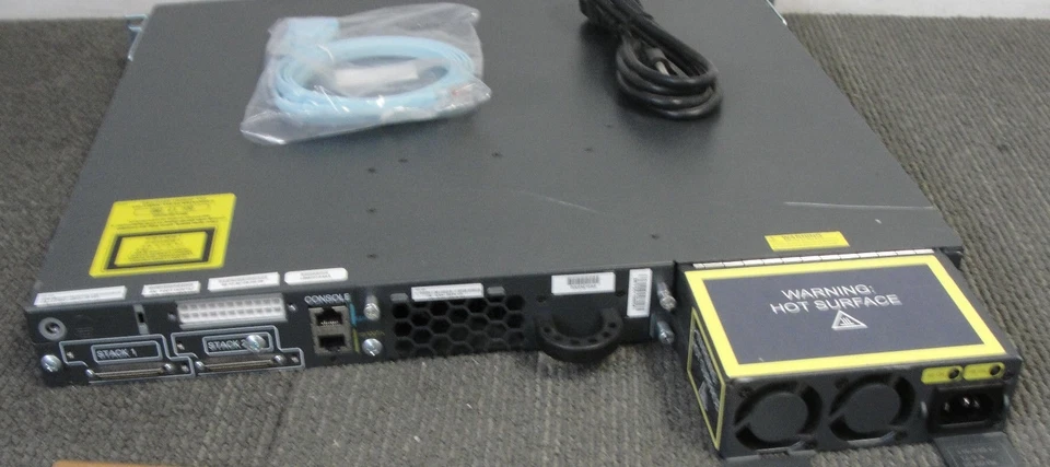 CISCO WS-C3750E-48PD-SF 48 Port Gigabit POE Switch 10Gbps Uplinks 3750E-48PD-SF - Image 3 of 3
