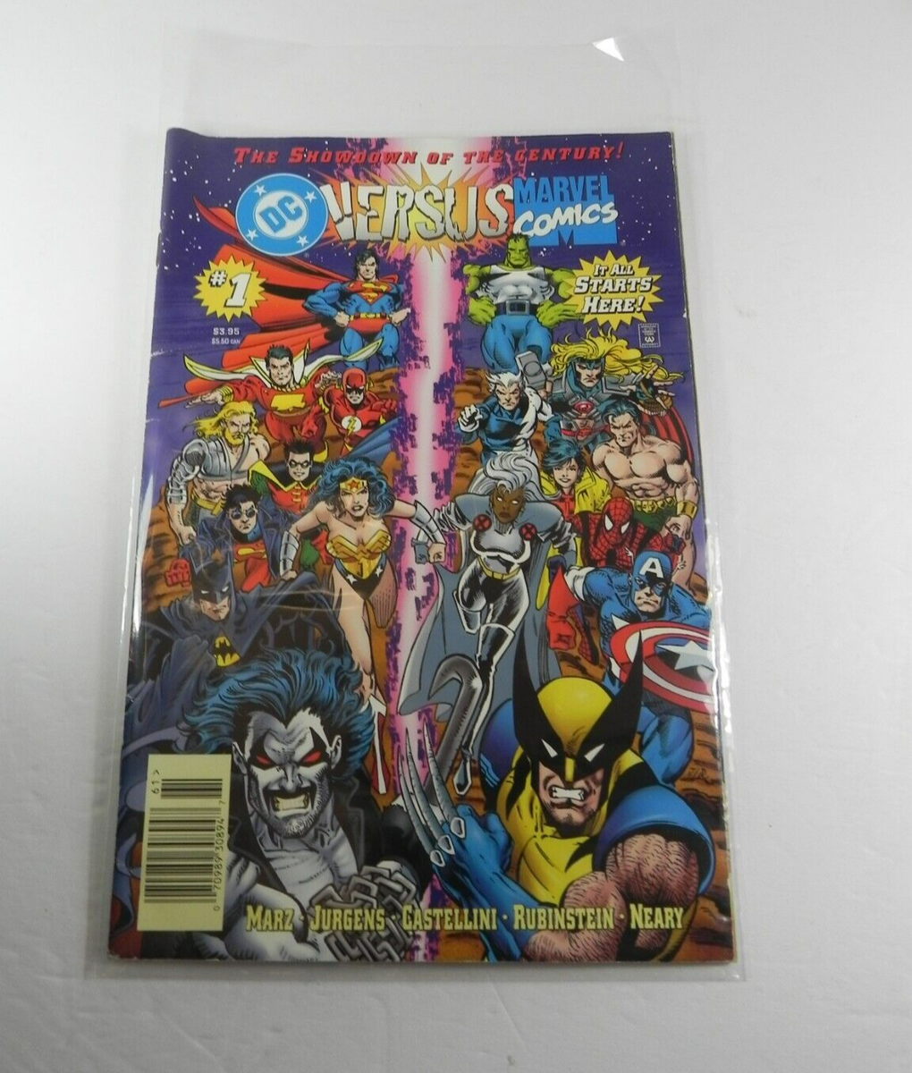 1996 DC Versus Marvel Comic Book 1 DC Universe | eBay