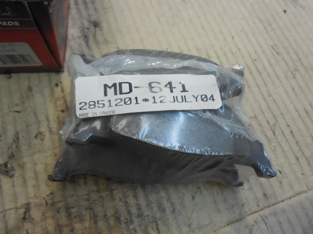 01-03 Almohadillas de disco traseras semi metálicas Dodge Stratus 28-512-03 BP189 Foto 2 de 3