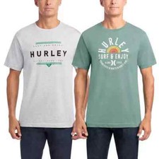 NEW Hurley Men's 2-Pack Classic Soft Cotton Tee Shirt size S