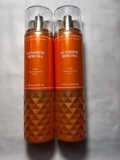 2 Bottles Bath  Body Works SUNSHINE MIMOSA Fine Fragrance Mist Spray 8 fl.oz