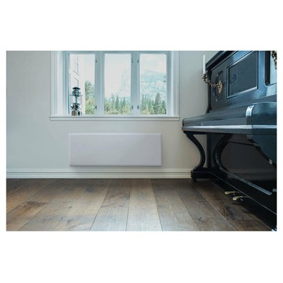Nobo 1500W Electric Panel Heater IP24 w/Timer u0026 Castors f Bedroom/Bathroom  White 9420033213979 | eBay